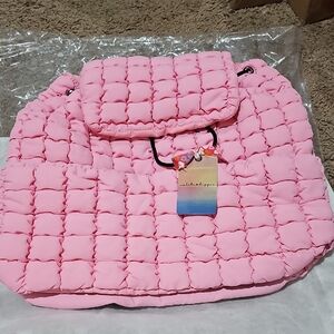 Pink Quilted Women's Bag